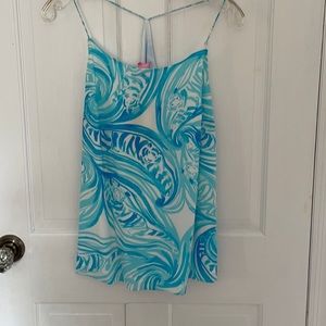 Lilly Pulitzer silk tank top.